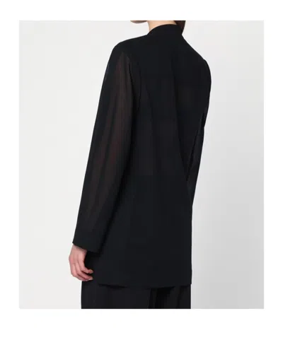 Philosophy Di Lorenzo Serafini Lapel Suit Jacket In Black