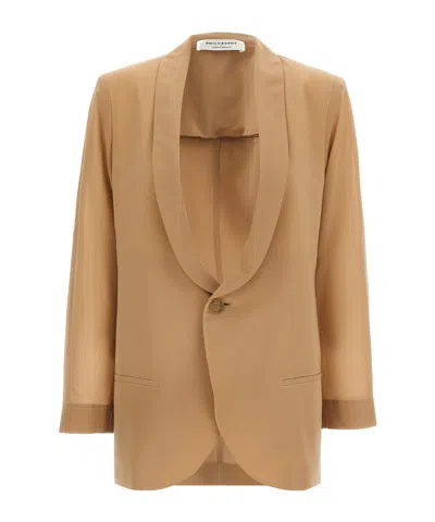 Philosophy Di Lorenzo Serafini Lapel Blazer With Sleeves And Pockets
