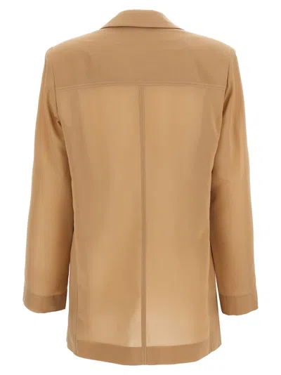 Philosophy Di Lorenzo Serafini Lapel Blazer With Sleeves And Pockets