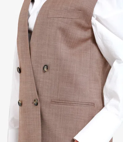 Philosophy Di Lorenzo Serafini V-neck Vest In Brown