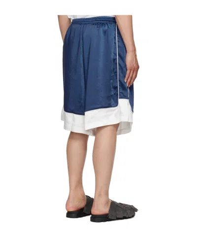 We11 Done Selldone Track Shorts In Blue