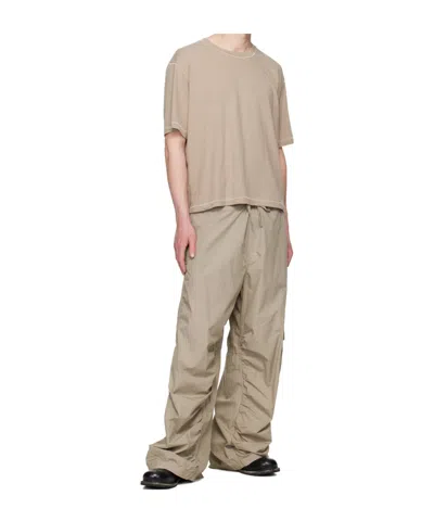Hope Loose Drawstring Collapse Overalls In Neutral