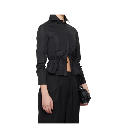 Prototypes Shoelace Shirt In Black