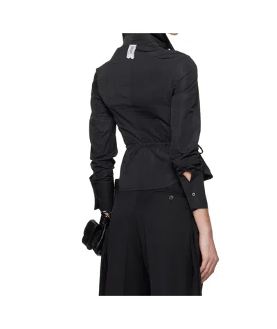 Prototypes Shoelace Shirt In Black