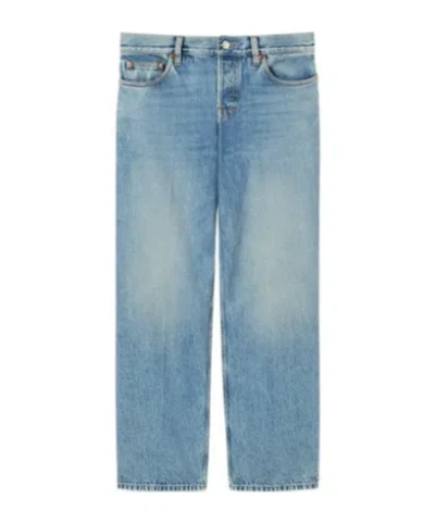 Gucci Straight Fit Denim Pants