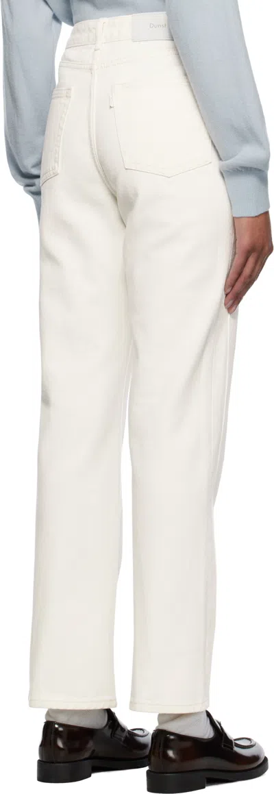 Dunst Beige Linear Straight Jeans