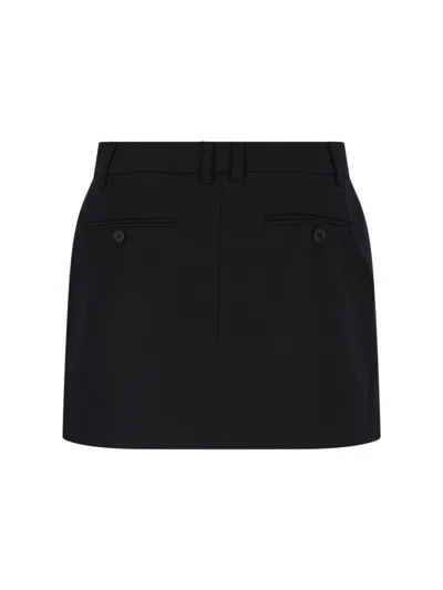 Dunst Logo Mini Skirt In Black