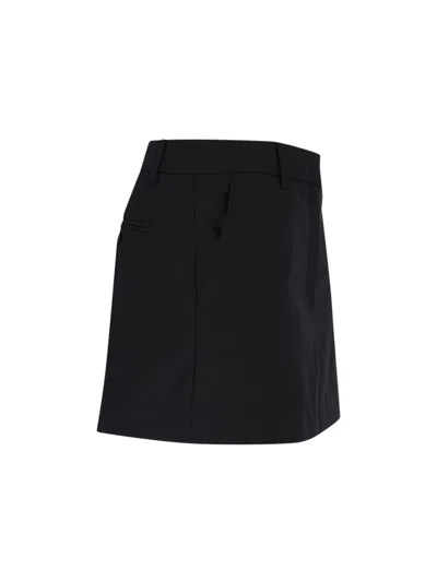 Dunst Logo Mini Skirt In Black