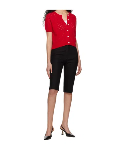 Dunst Black Slim Bermuda Shorts