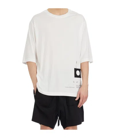 Thom Krom Printed Graphic T-shirt In White