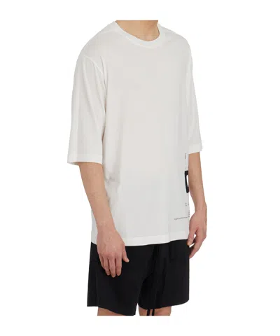 Thom Krom Printed Graphic T-shirt In White