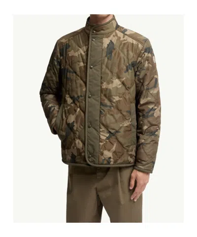 Moncler Rentignat Reversible Teddy Short Padded Jacket In Black