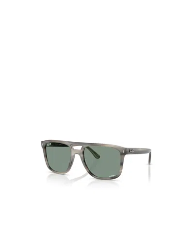 Ray Ban Rb2213ch Chromance Sunglasses Havana Grey Frame Grey Lenses Polarized 58-20