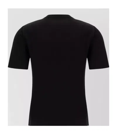 Moschino Organic Jersey T-shirt Little Teddy Bear In Black
