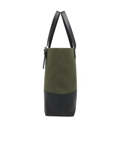 Alexander Mcqueen Men's T-bar Shopper In Khaki/black