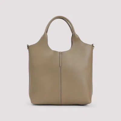 Tod's Logo Engraved Small Shopper Bag