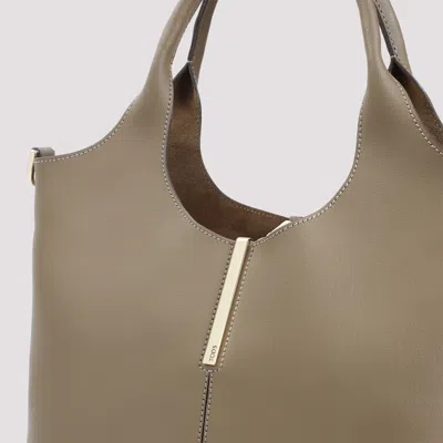 Tod's Logo Engraved Small Shopper Bag