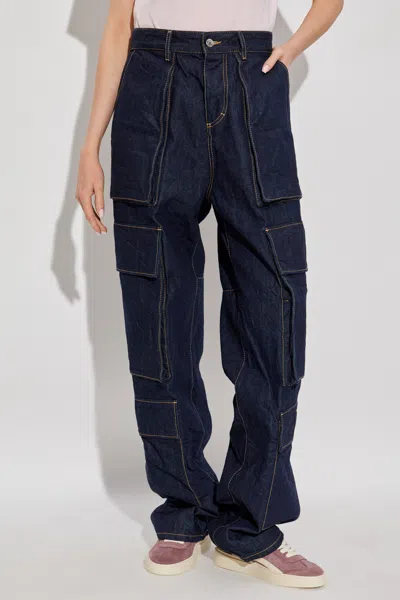 Dsquared2 Belt Loop Denim Trousers In Blue