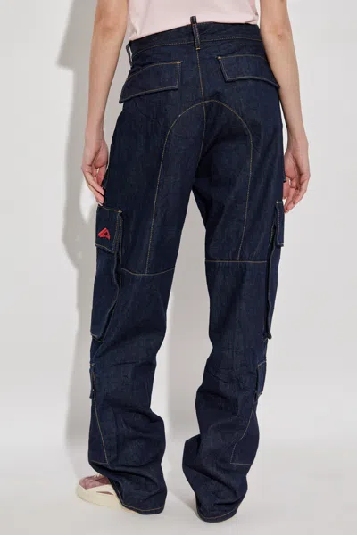 Dsquared2 Belt Loop Denim Trousers In Blue