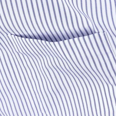 Comme Des Garçons Short Sleeve Shirt In Blue