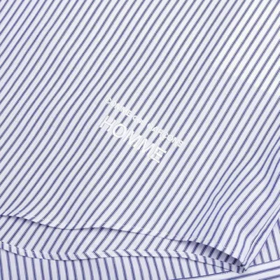 Comme Des Garçons Short Sleeve Shirt In Blue