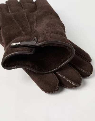 Brunello Cucinelli Suede Gloves