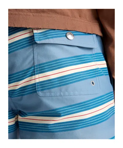 Prada Technical Fabric Swim Trunks In Blue