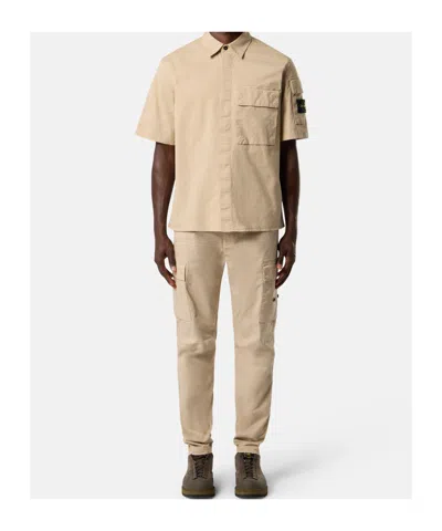 Stone Island Short-sleeve Shirt In Neutral