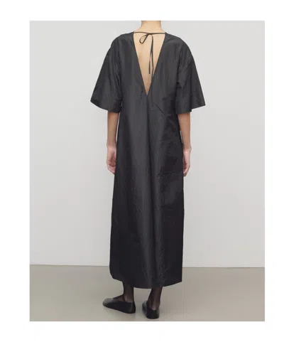 The Row Mia Dress In Silk In Black