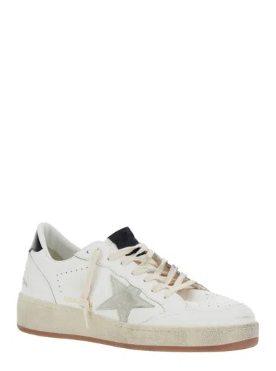 Golden Goose Deluxe Brand White Low Top Sneakers With Star Patch In White