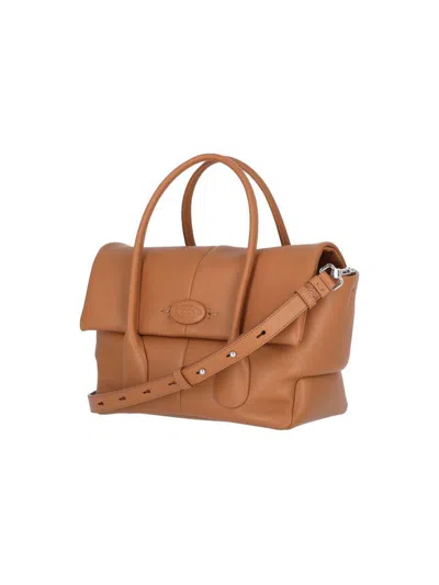 Tod's Di Bag Small Leather Tote Bag