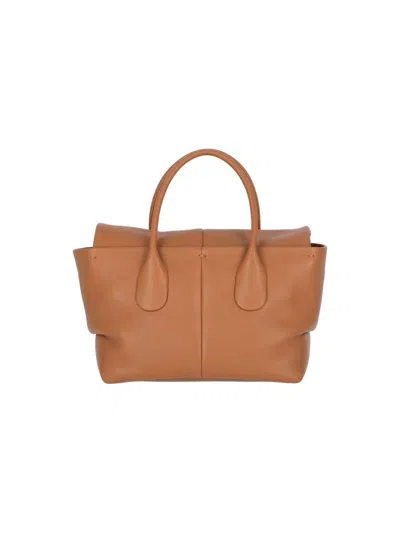 Tod's Di Bag Small Leather Tote Bag