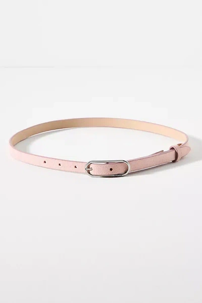 Rag & Bone Baby Rounded Rebound Belt In Pink