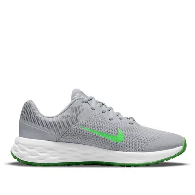 Nike (gs)  Revolution 6 'light Smoke Grey Green Strike'
