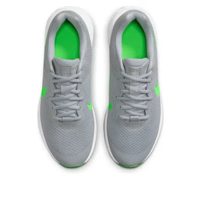 Nike (gs)  Revolution 6 'light Smoke Grey Green Strike'