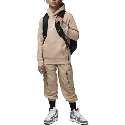 Air Jordan (gs)  Mj Member Pullover 'hemp' In Brown