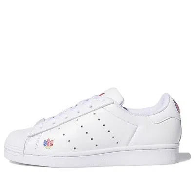Adidas Originals (gs)  Superstar Pure Shoes 'white Red Blue'
