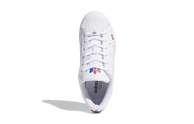 Adidas Originals (gs)  Superstar Pure Shoes 'white Red Blue'