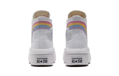 Converse (gs)  Chuck Taylor All Star Move Platform High 'rainbow Cloud'