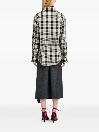 Proenza Schouler Checked Shirt In Multi