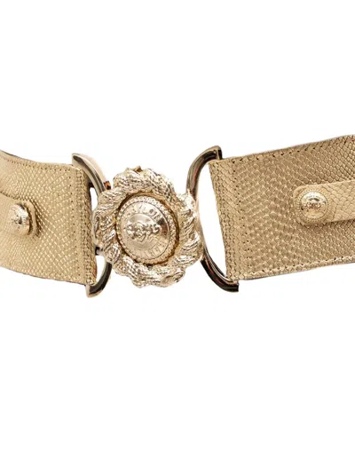 Babylone Paris Embossed Buckle Belt