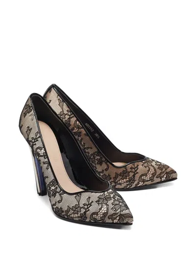 Pre-owned Alexander Mcqueen Laced Heeled Pumps