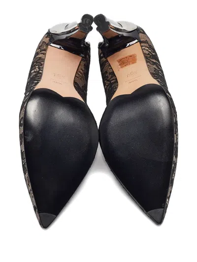 Pre-owned Alexander Mcqueen Laced Heeled Pumps