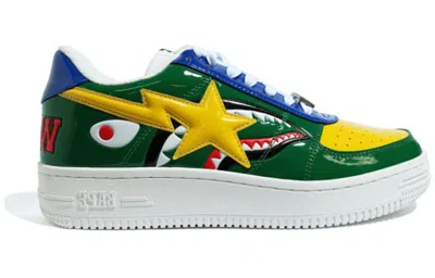 A Bathing Ape Bape Sta Low M2 'green Shark Face'