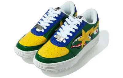 A Bathing Ape Bape Sta Low M2 'green Shark Face'