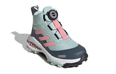 Adidas Originals (ps) Adidas Fortarun Boa Atr K Green Blue Pink Kid 'green Blue Pink'
