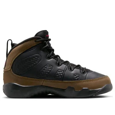 Air Jordan (ps)  9 Retro 'olive' In Black