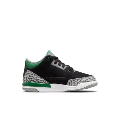Air Jordan (ps)  3 Retro 'pine Green' In Pink