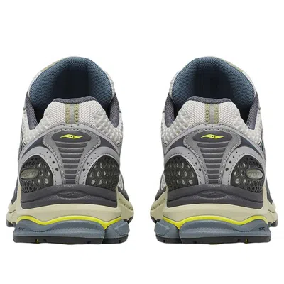 Saucony White & Blue Progrid Triumph 4 Sneakers In White