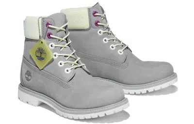 Timberland (wmns)  Premium 6 Inch Waterproof Boot 'grey Nubuck'